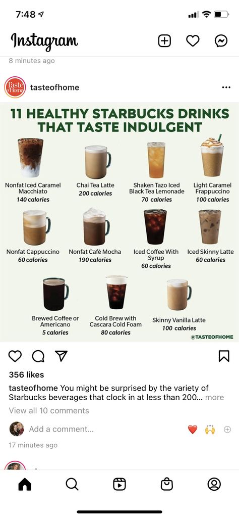 Healthy Starbucks Drinks, Healthy Starbucks, Chai Tea Latte, Café Mocha, Healthy Coffee, Caramel Macchiato, Vanilla Latte, Chai Latte, 200 Calories