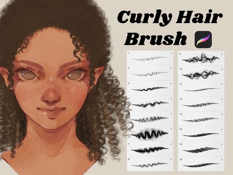 60 Procreate Curly Hair Brushes | Braid Brushes | Strands Brush Set | Custom Made | Digital & Instant Download | Artbylouris What's included: Your purchase includes: 60 individual curly hair brushes After you Purchase: Right after payment confirmation you'll receive an e-mail from Etsy with the link to a dropbox containing all the files. If you have any questions or problems, don't hesitate to contact me, I'm ready to help you. *You are free to use these Brushes for personal, however please don't re-sell these brushes on any platform as your own. *These brushes will not work with Photoshop. They will ONLY work with the Procreate app on Apple devices. I have separate brushes for Photoshop and Clipstudio Paint on my shop. :) ----------------------------------------------------------------- R Hair Brush Procreate, Curly Hair Brushes, Clip Studio Paint Brushes, Curly Hair Brush, Brush Tattoo, Shading Brush, Free Procreate, Procreate Ipad Art, Procreate Brushes Free