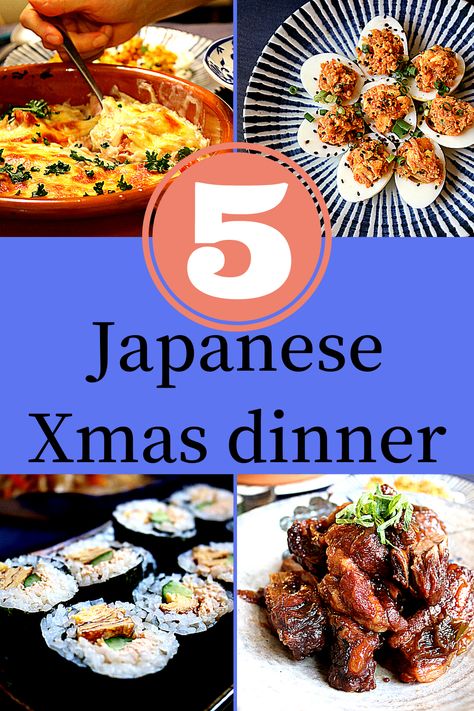 If you are looking for the last minuets holiday dinner recipe for your Christmas, how about Japanese style Christmas dinner for you? All the holiday recipes I'm sharing in this video are very simple and easy with the Japanese mom's twist! I wish you all have a wonderful Christmas! Thank you very much for stopping by! Japanese Christmas Dinner Ideas, Japanese Christmas Food, Japanese Christmas Traditions, Japanese Dinner Party, Vegetarian Japanese, Holiday Dinner Recipes, Japanese Christmas, Japanese Holidays, Japanese Dinner