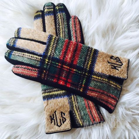 Monogrammed Gloves | Marleylilly Tech Gloves, Marley Lilly, Fur Rug, Winter Mode, Us Air Force, Harris Tweed, Baby Cold, Outfits Casual, Mode Vintage