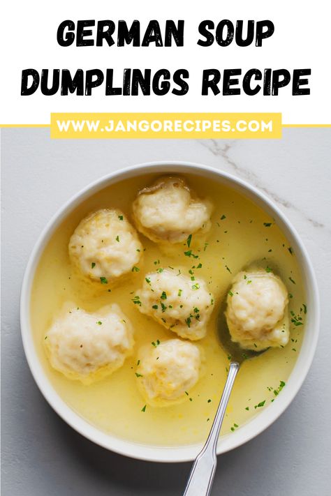 In this blog, i will share with you a german soup dumplings recipe that is extremely delicious. #GermanSoupDumplingsRecipe #SoupRecipe German Soup Dumplings, German Dumpling Soup, Dumplings Recipe Dough, Drop Dumpling Recipe, Old Fashioned Dumplings Recipe, Easy Drop Dumplings, Soup Dumplings Recipe, Recipe For Chicken And Dumplings, German Soup