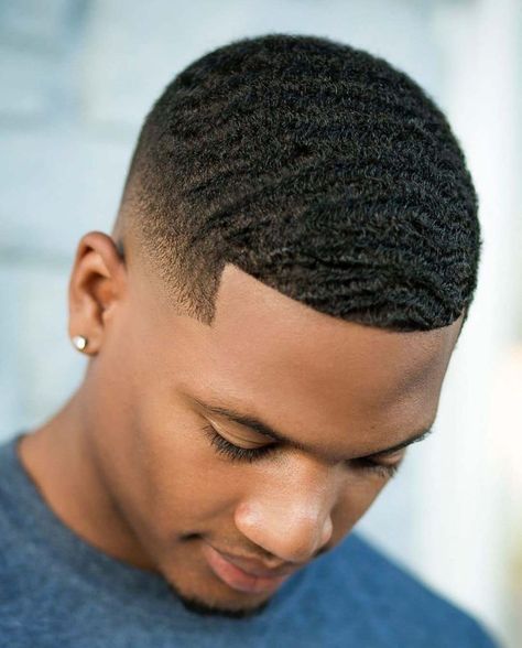 32+ Best Haircuts for Black Men in 2022 - Men's Hairstyle Tips Low Waves Hair, Black Man Haircut Fade, Waves Hairstyle Men, Low Taper Fade Haircut, Men Fade Haircut Short, Fade Hairstyle, Black Boys Haircuts, Popular Mens Haircuts, Black Men Haircut