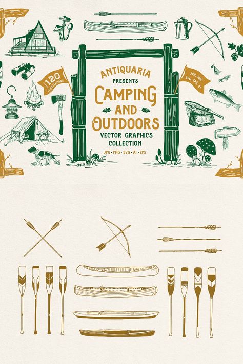 Camping Hand Drawn Illustrations - Siteoutsite Summer Camp Illustration, Campground Design, Outdoorsy Bedroom, Lincoln Nh, Camping Illustration, Vbs 2025, Woodcut Printing, Camp Logo, Garden Business