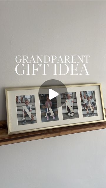 Kristin Twomey ⭐️ on Instagram: "NANA/GIGI/GRAMMIE/GRANDMA/GAGA gift idea ✨All of the supplies that you would need to make this (for any name) are in my AMZ STR. You can get really creative with this. If there are five grandkids but you have a “Gigi” they also have hearts along with the letters, so one child could be a heart. If there is one grand child, just take all the photos with the different letters with that child. So many different ways to do it. It would be cute to recreate every year as well.
.
Also, I know the second N is backwards 😅 we’re working on it. 
.
.
.
#mothersdaygifts #mothersdaygiftideas #grandparentgiftideas #amazonfavorites" Grandma Homemade Gifts, Granny Gift Ideas, Diy Gift For Grandma From Grandkids, Grandparent Gifts From Grandkids, Grandparents Gifts From Grandkids, Grandparent Christmas Gift Ideas Diy, Grandma Present Ideas, Grandparent Gifts From Kids, Grandma Diy Gifts