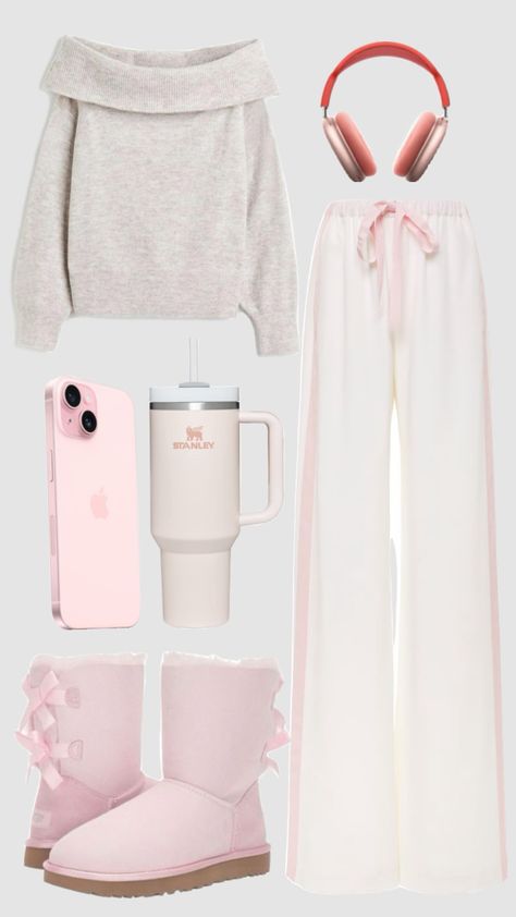 🩷🌸🦩🪩#outfit #pink Comfy Outfits Pink, Airport Outfit Pink, Cute Pink Hoodie For Loungewear, Sporty Cozy Fit Pink Top, Pink Cozy Outfit Aesthetic, Pink Comfy Cozy Fit Sleepwear, Weekly Outfits, Cute Lazy Day Outfits, Lazy Day Outfits