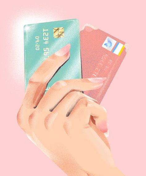 Credit Card Design, Credit Card Points, Get Gift Cards, Credit Card Art, Card Drawing, Boutique Logo, Card Illustration, Instagram Highlight Icons, Instagram Icons