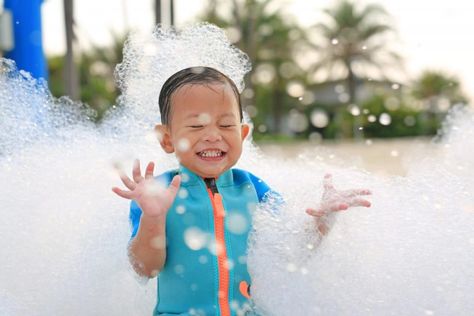 How to Start a Niche Foam Party Business: Kid’s Party | #freelancewebdesigner Asian Baby Boy, Asian Baby, Colored Bubbles, Foam Party, Pool Outdoor, Freelance Web Design, Party Business, Asian Babies, Bday Girl