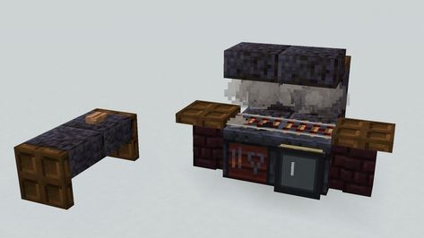 Minecraft Grill, Minecraft Food, Minecraft Building, Food Table, Minecraft Designs, I Tried, Minecraft, Grilling, Building