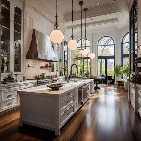 12 Victorian Kitchen Concepts Reimagined for Today's Homes • 333+ Images • [ArtFacade] Cabin Kitchens Ideas, Log Cabin Kitchens Cabinets, Log Cabin Kitchen Ideas, Modern Victorian Kitchen, Kitchens Countertops, Kitchens Green, Log Cabin Kitchens, Victorian Kitchens, Kitchen With High Ceilings