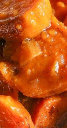 Yams Recipe Candied Crockpot, Crockpot Yams Candied Sweet Potatoes, Fullfilling Food, Crockpot Yams, Candied Sweet Potato Recipes, Best Candied Yams Recipe, Southern Candied Yams, Slow Cooker Candy, Crock Pot Sweet Potatoes