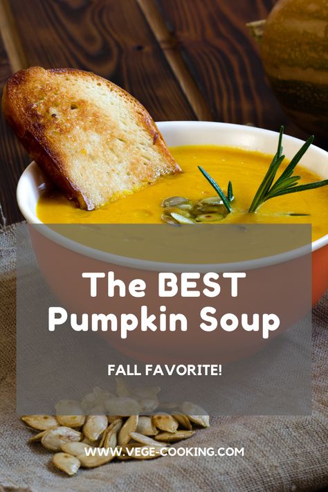 Best Pumpkin Soup Ever, Roasted Pumpkin And Pear Soup, Best Pumpkin Soup Recipe, Pumpkin Soup From Fresh Pumpkin, Vegan Roasted Pumpkin Soup, Creamy Pumpkin Soup Recipe, Roast Pumpkin Soup, Pumpkin Soup Recipe, Cooking Classes For Kids