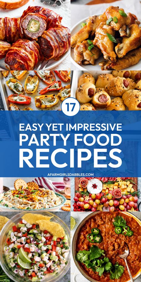 Impressive Party Food, Easy Party Dishes Crowd Pleasers, Snacks For Get Togethers Friends, Cookout Appetizers, Easy Party Food Ideas, Party Food Easy, Food Easy Recipes, Party Food Recipes, Beer Snacks