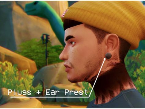 Sims 4 Mm Cc, Sims 4 Mm, Sims 4 Cas, Ear Gauges, Sims 4 Cc Finds, Ts4 Cc, Cc Finds, The Sims4, Ear Plugs