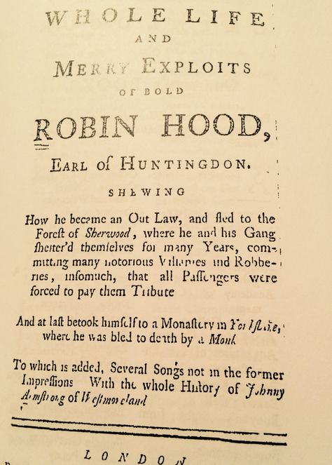 Title Page "The Whole Life and Merry Exploits of Robin Hood" (1737) Robin Hood Aesthetic, Disney Robin Hood Aesthetic, Robin And The 7 Hoods, Robin Hood Merry Men, Prince John Robin Hood, The Merry Adventures Of Robin Hood, Hood Books, Sir Guy Of Gisborne Robin Hood Bbc, Robin Hood Disney