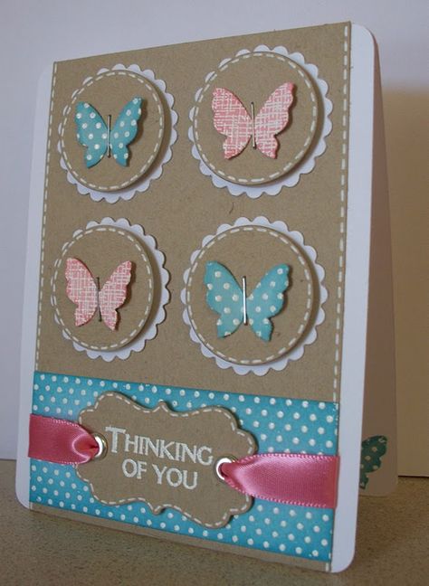 Butterfly Card, Navy Wife, Butterfly Cards, Punch Cards, Get Well Cards, Pretty Cards, Card Sketches, Creative Cards, Sympathy Cards