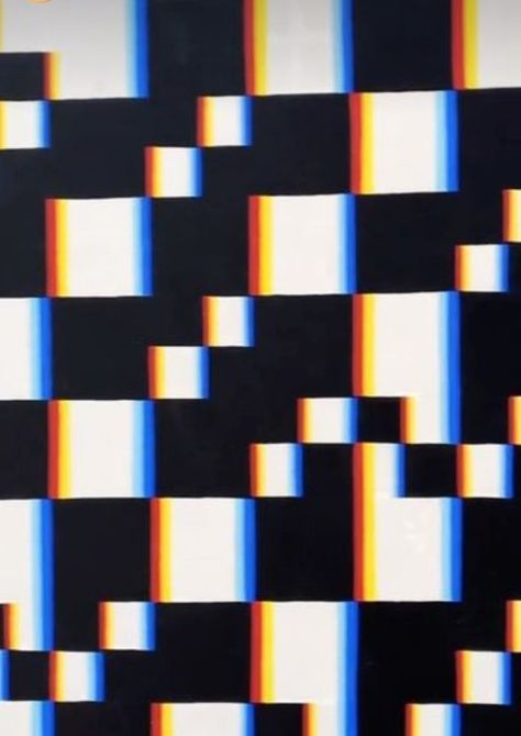 Pixel Glitch Art, Glitch Checkerboard, Repetitive Art, Optical Illusion Paintings, Distortion Art, Illusion Paintings, Optical Illusion Drawing, Illusion Drawings, Artsy Design