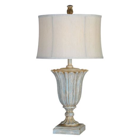 Forty West Jillian Antique Blue One Light 31 Inch Table Lamp French Country Lamps, French Country Table, Country Lamps, Blue Table Lamp, Urn Vase, Lamp Set, Antique Blue, Blue Table, Table Lamp Sets