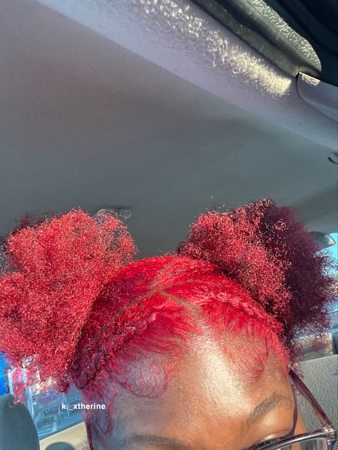 4c Red Natural Hair, Red 4c Natural Hair, Red Dyed Hair Black Women, Short Red Natural Hair Black Women, 4c Red Hair, Dyed Natural Hair For Black Women Red, Red Hair Dye Black Women, Red Hair Black Women Natural, Red 4c Hair