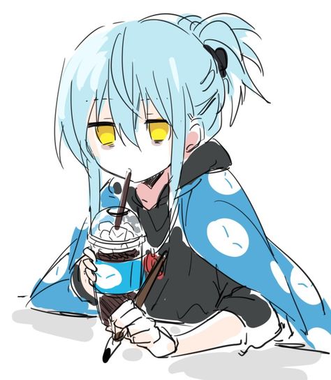 Reincarnated As A Slime, Rimuru Tempest, The Church, Blue Hair, Slime, Wattpad, Books, Twitter, Anime