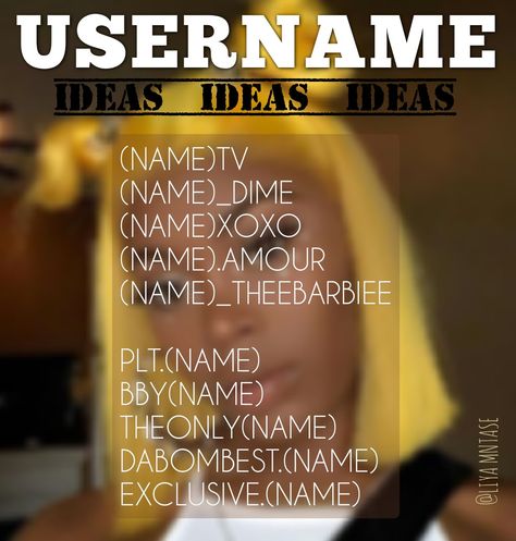 Discord Username Ideas Baddie, Baddie Usernames Without Your Name, Twitter Names Ideas Baddie, Spanish Username Ideas, Username For Youtube Channel, Baddie Username Ideas Names For Youtube, Username Ideas Youtube, Ig Names Ideas Baddie, Baddie Snapchat Usernames