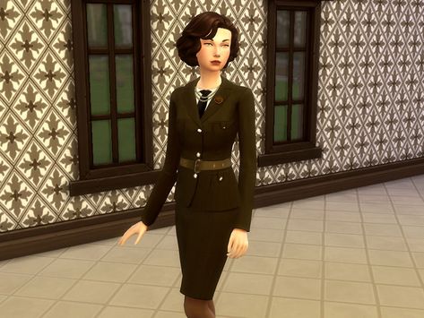 Sims 4 Army Uniform, Sims 4 Military Uniform, Military Dress Uniform, Military Dresses, Sims 4 Decades Challenge, Sequin Dress Short, Sims 4 Body Mods, Military Coat, Sims 4 Cc Packs