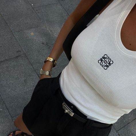 New stylish trending loewe tank top Loewe Tank Top, Tank Top Outfits, Aesthetic Style, How To Look Classy, Office Outfits, Aesthetic Fashion, Nice Tops, Shirt Outfit, Summer Collection