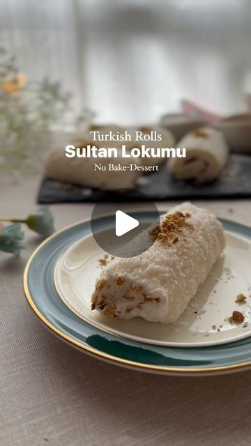 Marium Rizwan on Instagram: "Sultan Lokumu (Turkish Rolls)  Sultan Lokumu Roll is a light and delicious Turkish milk dessert .All you need is basic home ingredients and little patience to let it cool in the refrigerator! It’s a perfect recipe for milk lovers and kids will surely like it 🤍 I highly suggest you guys to try it for Ramadan you can easily prepare it and enjoy after Iftar ✨ _____ 🌸Follow @mariumsfoodchannel   ➡️Link in bio for more Recipes!  🤍Like I Save & Share _____ #sultanlokumu #eiddesserts #turkishrolls #reels #instareels #reelsinstagram #foryoupage #fyp #foodforfoodies #eiddesserts #ramadanrecipes #ramadan #recipes #turkishfood #turkiye #turkishdelight #turkish #foodlovers #foodies #mariumsfoodchannel #explorepage #foodpgotography #foodie #delicious #eiddesserts #eid202 Turkish Rolls Recipe, Turkish Rolls, Turkish Recipes Desserts, Milk Dessert, For Ramadan, Ramadan Recipes, Turkish Delight, More Recipes, No Bake Cheesecake