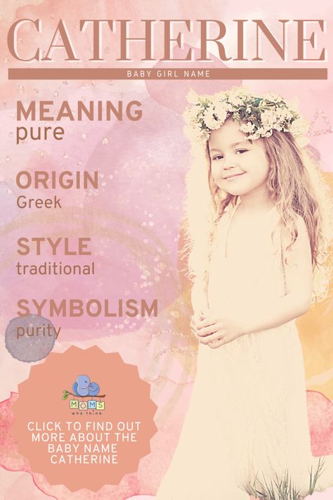 Catherine is a traditional and timeless baby girl’s name meaning “pure”. Find out more about this beautiful baby girl name. #girlname #babyname Catherine Video Game, Beautiful Baby Girl Names, Catherine Of Aragon, Belle Beauty, Greek Style, Baby Coming, Catherine Middleton, Baby On The Way, British Actresses