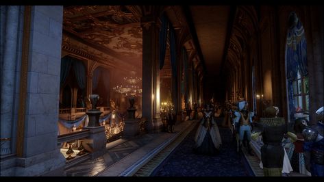 ArtStation - Dragon Age Inqusition: Winter Palace, Ben McGrath Dragon Age Winter Palace, Winter Palace, Dragon Age Inquisition, Old Images, High Society, Aspect Ratio, Environmental Art, Dragon Age, Palace