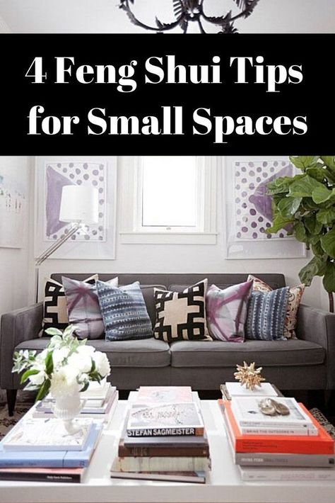 A small, confined room has the potential to inspire just as much as a room with high ceilings and distant walls. If done right, feng shui has the potential to transfer positive vibes to homeowners. To optimize the flow and vitality of small spaces, feng shui design strategy encourages these four actions! #diy #smallspaces #fengshui #small #diysmalldecor #smallspaces Diy Painted Floors, Room With High Ceilings, Room Feng Shui, Feng Shui Design, Easy Diy Paint, Modern Apartment Design, Feng Shui Bedroom, Brick Fireplace Makeover, Yellow Room