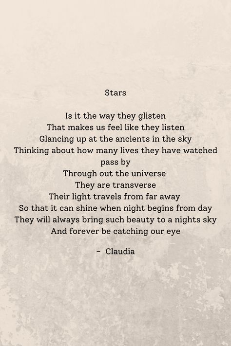 Moon And Star Poem, Star Crossed Lovers Poem, Poem About The Stars, Star Poems Poetry, Poems About The Stars, Poems About The Sky, Poems About Night, Stars Poem, Poem About Stars