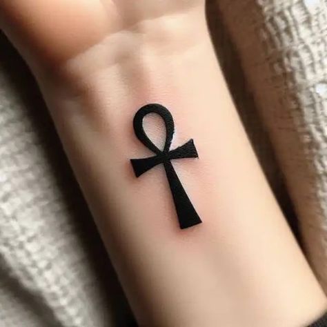 Capricorn Logo, Egyptian Alphabet, Ankh Tattoo, Butterfly Tattoos Images, Daisy Tattoo, The Meaning Of Life, Moth Tattoo, Tshirt Design Inspiration, Snake Tattoo