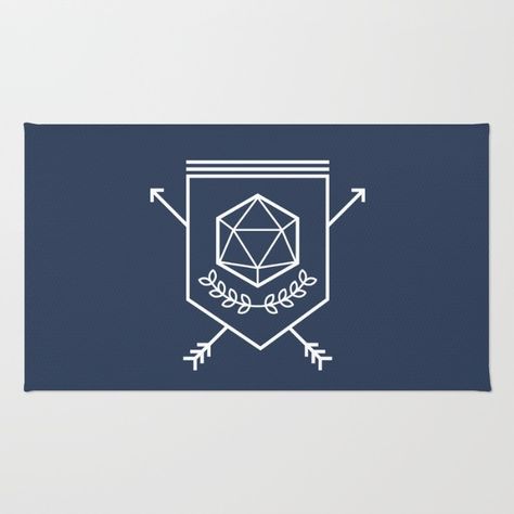 Shield Rpg, Illustration Art Vector, Flat Art, Swipe File, D20 Dice, Dice Tray, Throw Rug, Roleplaying Game, Rug Cleaning