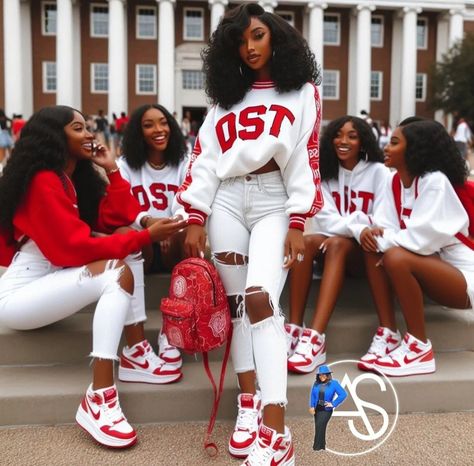 Delta Sigma Theta Outfits Fashion, Delta Sigma Theta Outfits, Baddie Characters, Aka Apparel, Delta Sigma Theta Gifts, Sorority Fashion, Delta Girl, Delta Sorority, Delta Sigma Theta Sorority