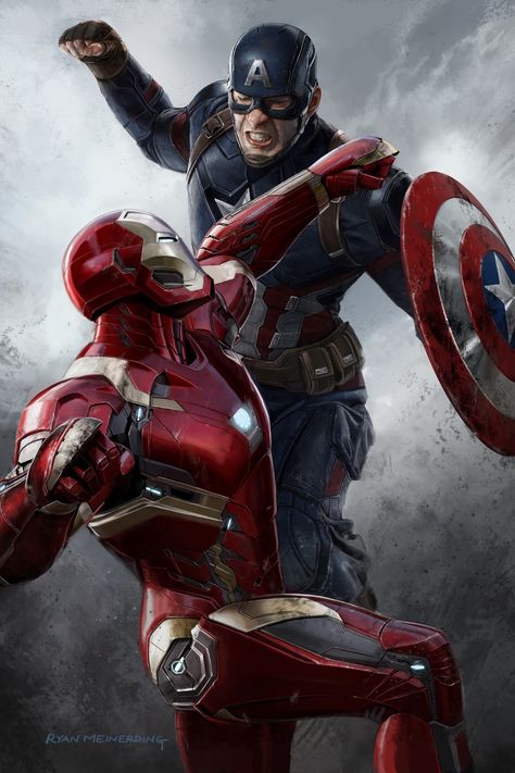 Captain America Drawing, Iron Man Vs Captain America, Wallpaper Avengers, Film Thriller, Street Fighter Alpha, Film Marvel, Captain America Wallpaper, Avengers 2012, Superhero Poster