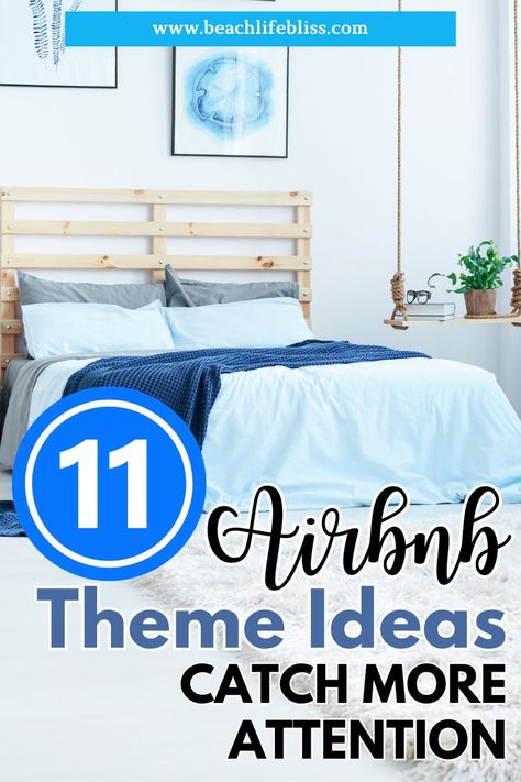 As an Airbnb host, we are all looking for the best way to stand out to potential guests. Knowing some of the top Airbnb theme ideas will help you in this area! Airbnb Host, Air B And B, Theme Ideas, The Top, Vacation Rental, Make Your, Design