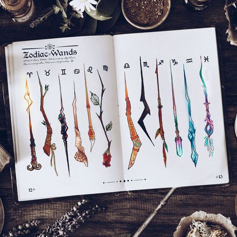 The Witch Is In — Alef Vernon Zodiac Wands Tapeta Harry Potter, Buku Harry Potter, Cărți Harry Potter, 12 Zodiac, Zodiac Star Signs, Zodiac Art, 판타지 아트, Book Of Shadows, Karakter Anime