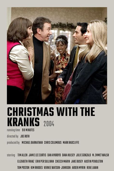 Christmas with the Kranks Movie Poster Christmas With The Kranks Movie, Erik Per Sullivan, Jake Busey, Julie Gonzalo, Kim Rhodes, Christmas With The Kranks, Chris Columbus, Driving Home For Christmas, Best Christmas Movies