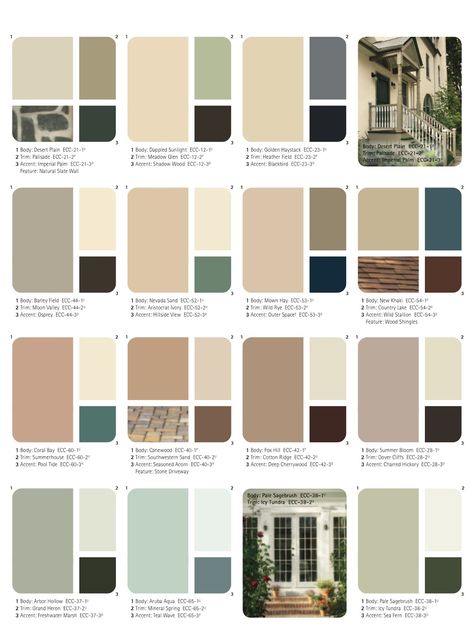 House Paint Exterior Ideas, House Paint Colors Exterior Ideas, Victorian Exterior Color Schemes, Exterior Colour Schemes, Exterior House Paint Color Schemes, Beige House Exterior, Cream Colored Houses, Outside Paint Colors, Renovation Facade