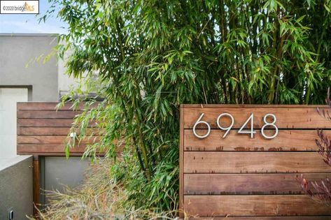 6948 Norfolk Rd, Berkeley, CA 94705 | Zillow Siding Ideas, Exterior Wall Cladding, Modern Front Yard, Ipe Wood, Home Exterior Makeover, Exterior Makeover, Casa Exterior, Exterior Remodel, House Siding