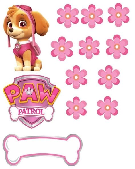 Paw patrol cake topper free printable