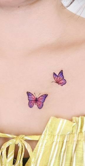 White Butterfly Tattoo, Tiny Butterfly Tattoo, Purple Butterfly Tattoo, Purple Tattoos, Butterfly Wrist Tattoo, Small Butterfly Tattoo, Butterfly Tattoos For Women, Wrist Tattoos For Women, Stylist Tattoos