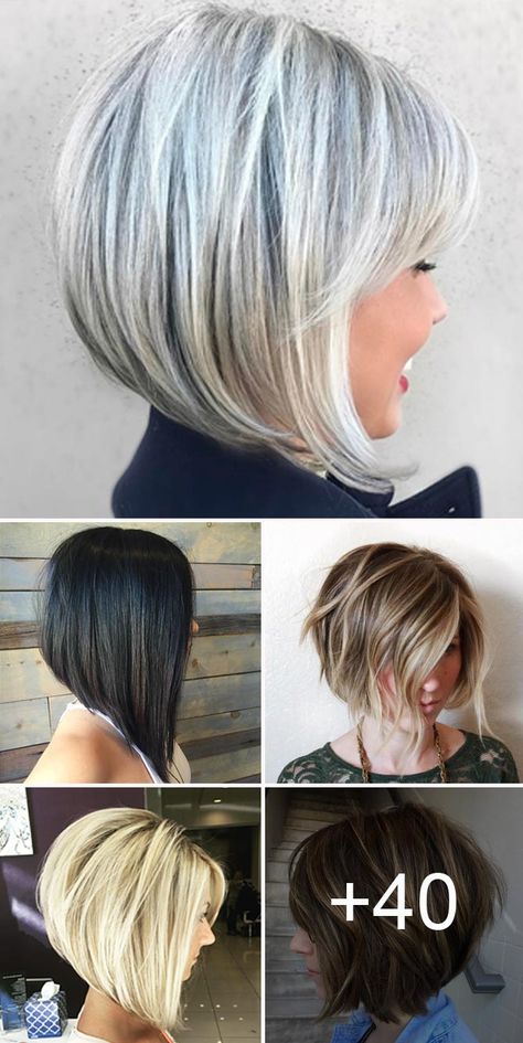 Stacked Bob Haircut Ideas To Try Right Now Κούρεμα Bob, Bob Haircut Ideas, Stacked Bob Hairstyles, Best Bob Haircuts, Kadeřnické Trendy, Stacked Bob, Stacked Bob Haircut, Highlights Blonde, Vlasové Trendy