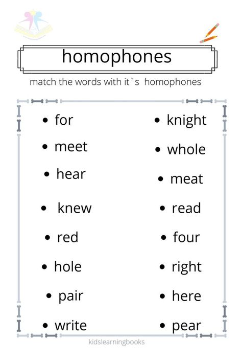 Learn Sign Language Free, Homophones Worksheets, Homophones Words, Alphabet Worksheets Kindergarten, Writing Practice Worksheets, 2nd Grade Writing, Sight Word Reading, Learn Sign Language, English Worksheets For Kids