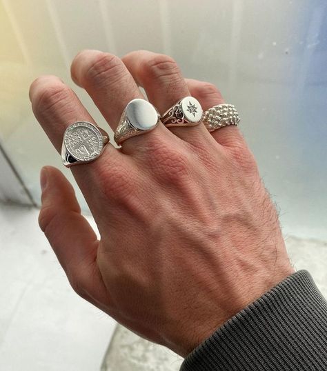 Vintage Rings Men, Vintage Ring Men, Men With Rings, Men’s Jewellery, Men’s Ring, Men’s Rings, Boy Rings, Silver Rings Men, Men Rings Silver