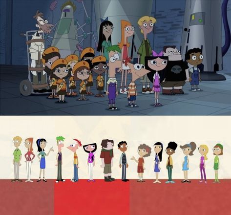 Candace And Jeremy, Phineas And Ferb Memes, Milo Murphys Law, Phineas E Ferb, American Dragon, Phineas Y Ferb, Cartoon People, Phineas And Ferb, Disney Shows