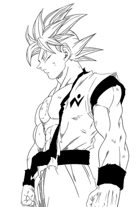 Ui Goku, Martial Arts Anime, Goku Art, Dbz Drawings, Goku Manga, Image Dbz, Dbz Manga, Goku Drawing, Naruto Sketch Drawing