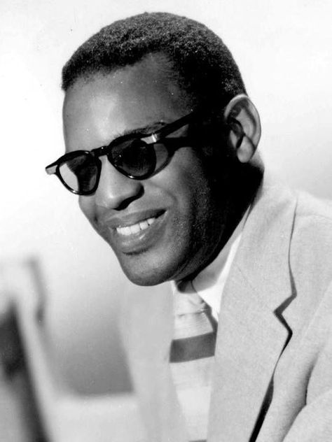 In MEMORY of RAY CHARLES on his BIRTHDAY - Born Ray Charles Robinson, American singer, songwriter, pianist, and composer. Among friends and fellow musicians he preferred being called "Brother Ray." He was often referred to as "The Genius." Charles was blinded during childhood due to glaucoma. Sep 23, 1930 - Jun 10, 2004 (liver failure) Charles Ray, Atlantic Records, Rock N’roll, Ray Charles, Rhythm And Blues, Jazz Blues, Pop Songs, Stevie Wonder, Soul Music