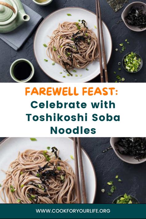 EN: A bowl of hot soba noodles is a traditional evening New Year’s Eve dish in Japan. Loosely translated, “toshikoshi” means to end the old year and enter the next. The soba noodles symbolize the bridge between the previous year and the new one. _____ ES: Un tazón lleno de fideos de soba es el platillo tradicional de año nuevo en Japón. Traducido, «toshikoshi» significa finalizar el viejo año y entrar en el nuevo. Los fideos soba simbolizan el puente entre los años. Soba Noodles Recipe, Noodles Recipes, Soba Noodles, Food Website, Easy Dishes, Noodle Recipes, Refined Sugar, Previous Year, Healthy Eats