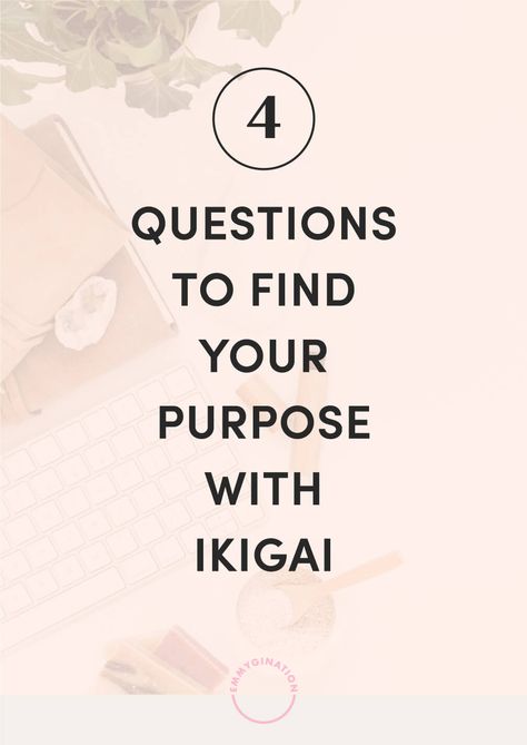 Let's talk about how to find your purpose. It's a doozy isn't it... asking yourself this question. Luckily there's this very handy diagram based on the Japanese concept of Ikigai, meaning your reason for being. // Purpose Tips, Entrepreneur Tips Ikigai Meaning, Japanese Concept, Find Your Purpose, Entrepreneur Tips, Let's Talk About, Questions To Ask, Let's Talk, How To Find, Talk About